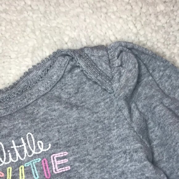 🐶🐶Circo 3-6 months grey Little cutie onesie🐶🐶 - Picture 5 of 6